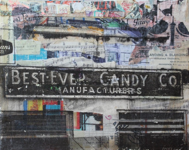 collage by Susan Katz: candy