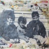 collage by Susan Katz: us three