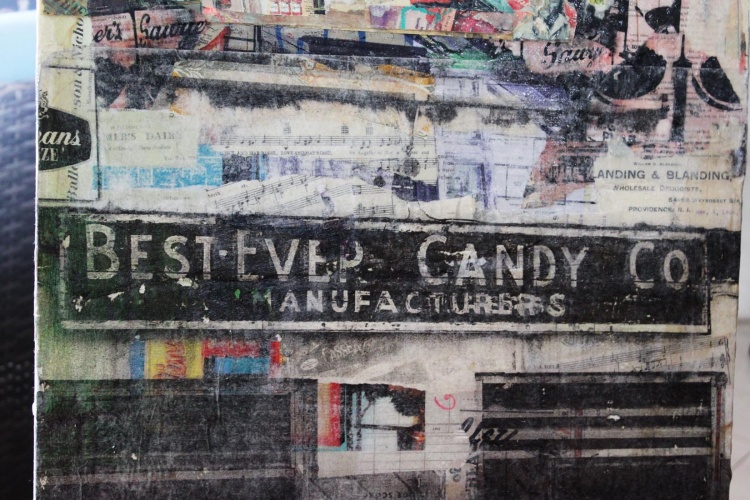 photo transfer/collage work by Susan Katz - Candy