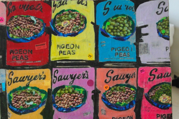 photo transfer/collage work by Susan Katz - Pigeon Pea Pop